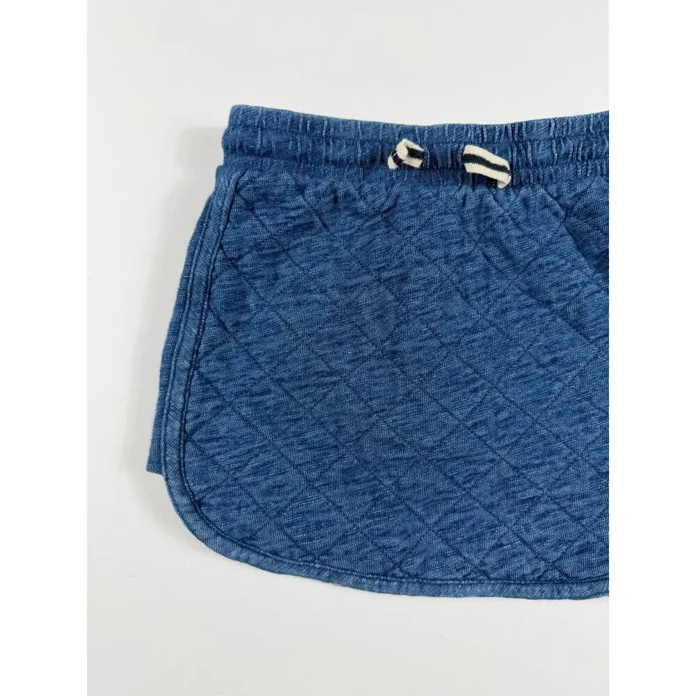 Crewcuts Quilted Cotton Skirt Blue Size 4/5